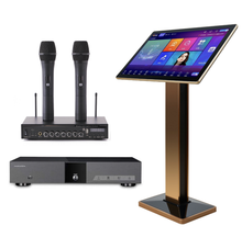 Load image into Gallery viewer, InAndOn KV-V5Max Smart Karaoke Player, HiFine 22" Touch Screen + T-800 Mixer and Wireless Microphones