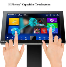 Load image into Gallery viewer, 2024 InAndOn KV-V5Max Smart Karaoke Player with WD Harddrive, HiFine 22&quot; Touch Screen, Cloud Song Download, Android Live TV and Movies Online.
